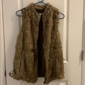 Faux Fur Brown Vest